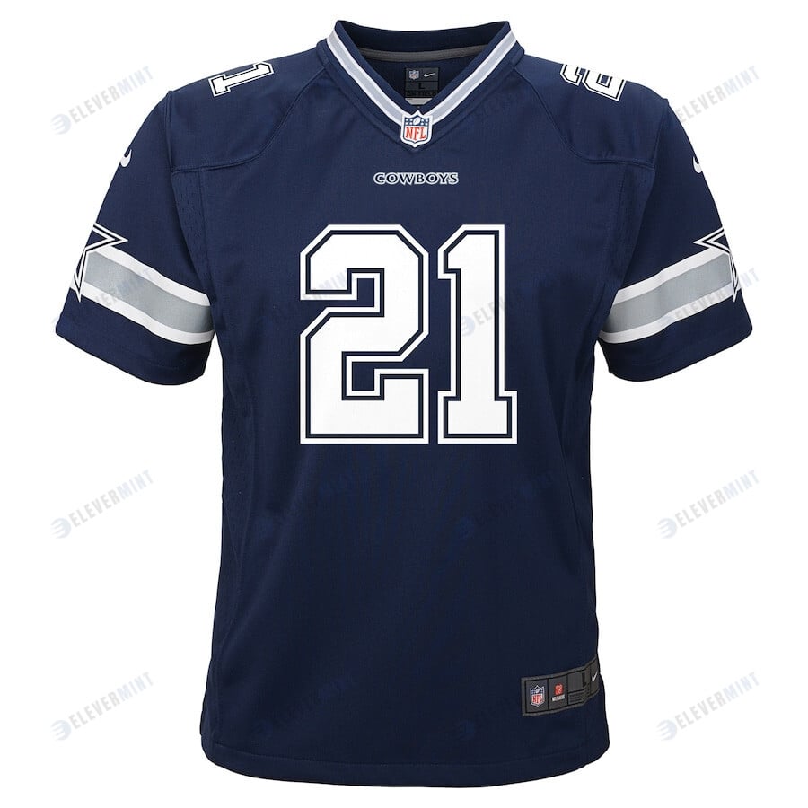 Ezekiel Elliott 21 Dallas Cowboys Infant Team Game Jersey - Navy