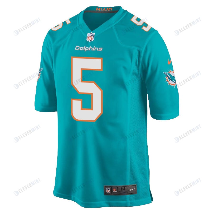 Jalen Ramsey 5 Miami Dolphins Game Men Jersey - Aqua