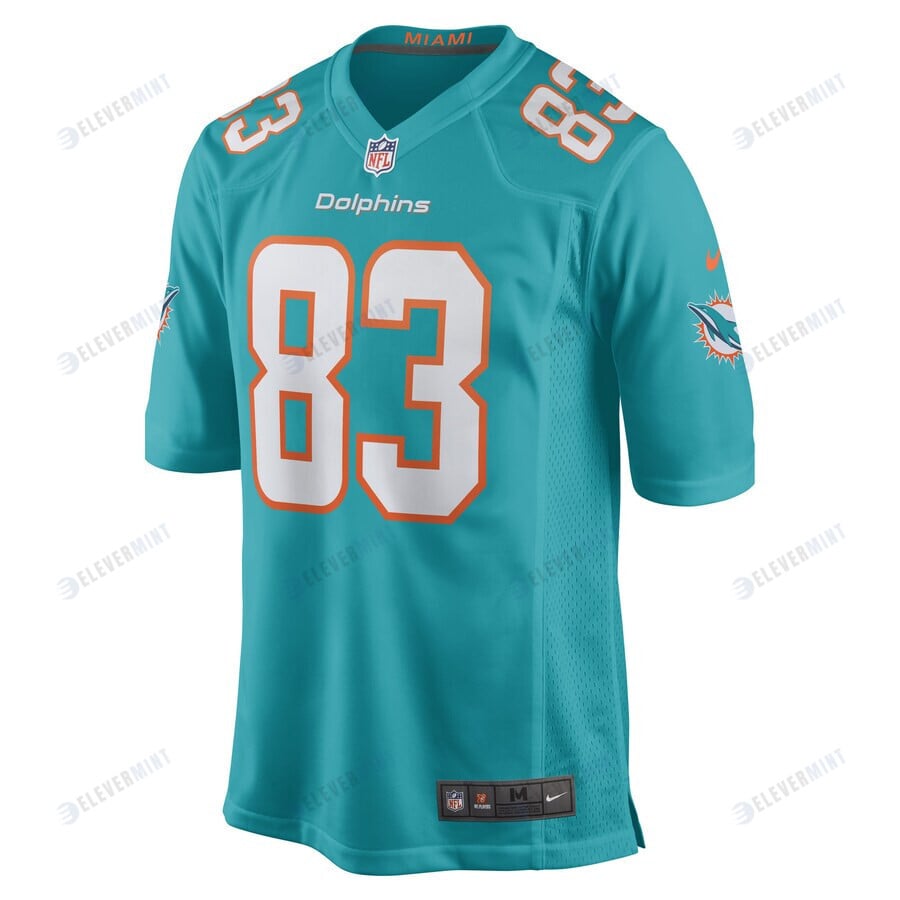Freddie Swain 83 Miami Dolphins Game Player Jersey - Aqua