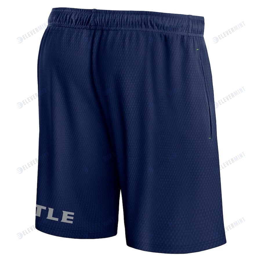 Seattle Seahawks Team College Navy Clincher Shorts - Men