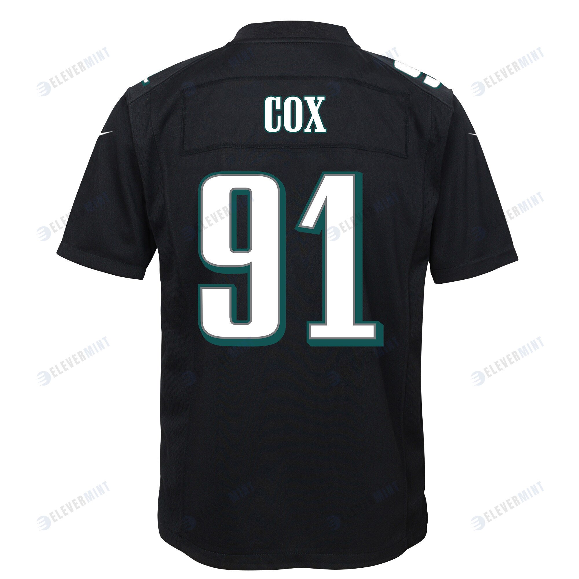 Fletcher Cox 91 Philadelphia Eagles Super Bowl LVII Champions 2 Stars Youth Game Jersey - Black
