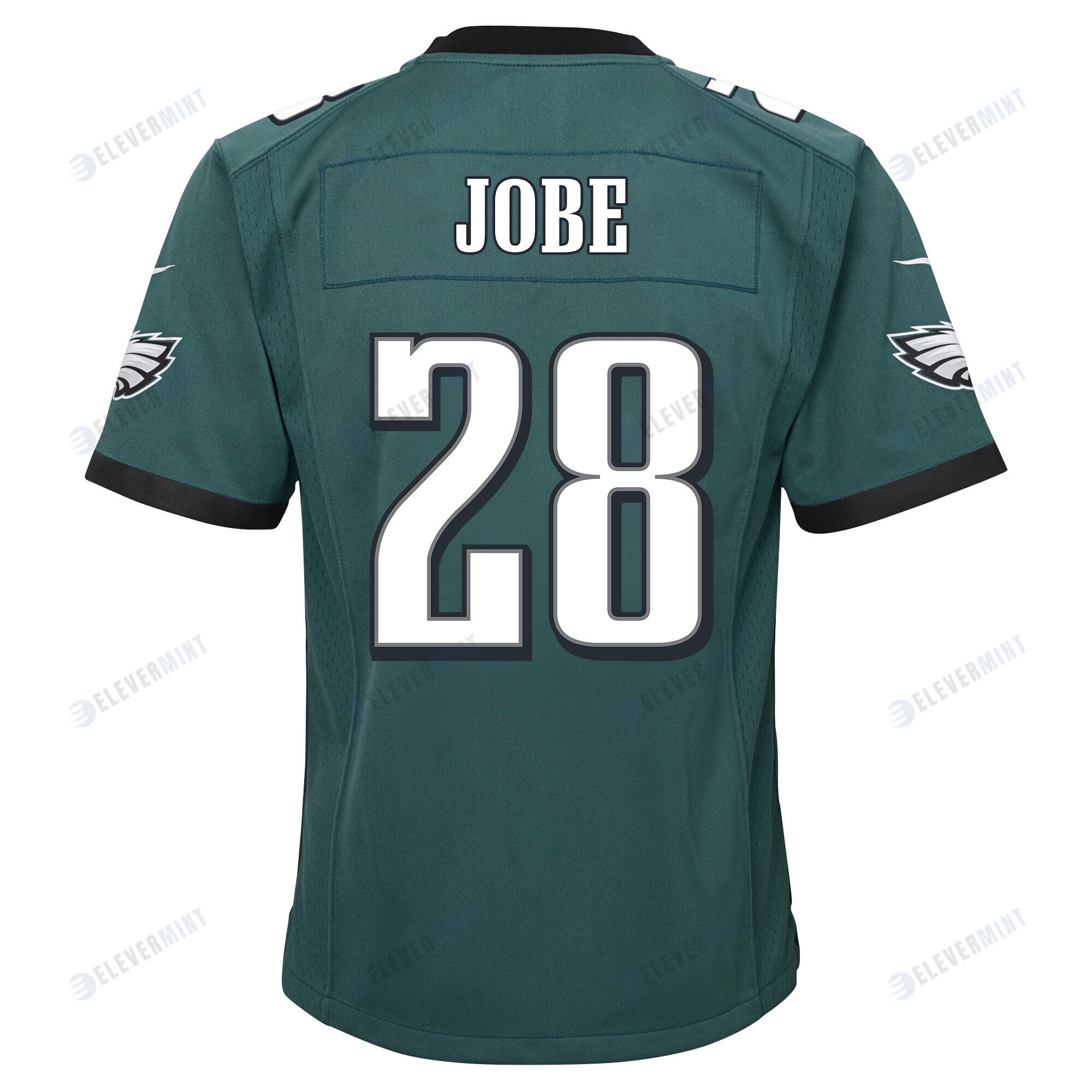 Josh Jobe 28 Philadelphia Eagles Super Bowl LVII Champions 2 Stars 2 Stars Youth Game Jersey - Black