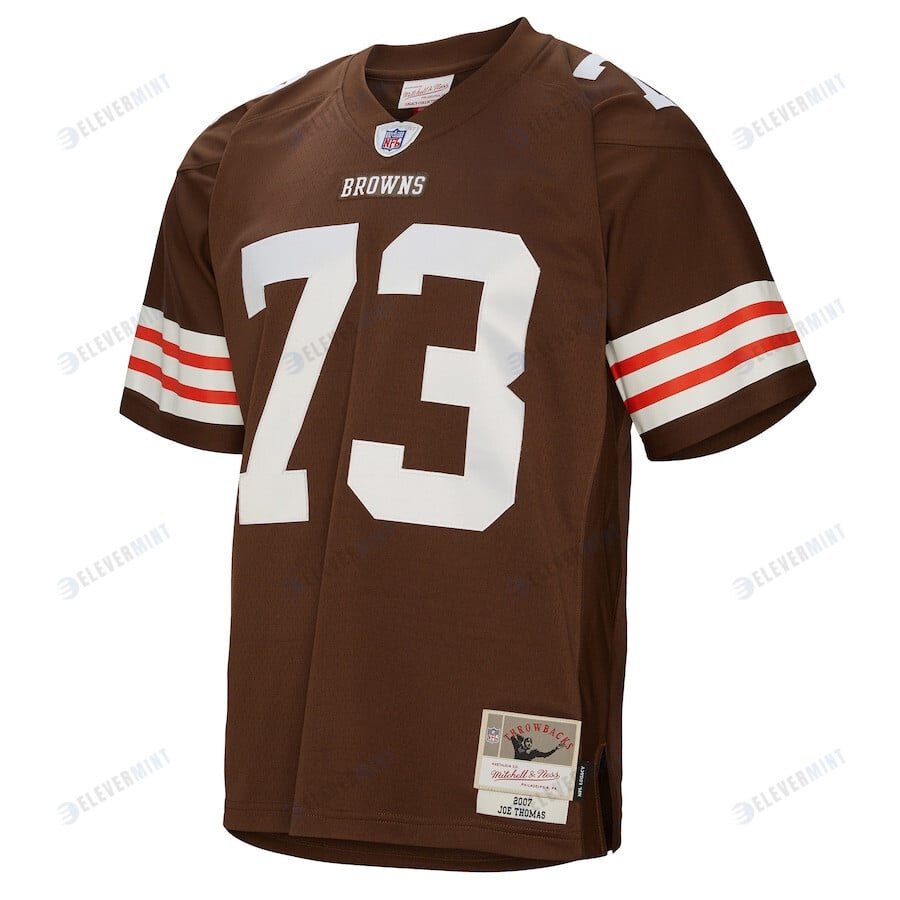 Joe Thomas 73 Cleveland Browns Mitchell & Ness 2007 Player Men Jersey - Brown