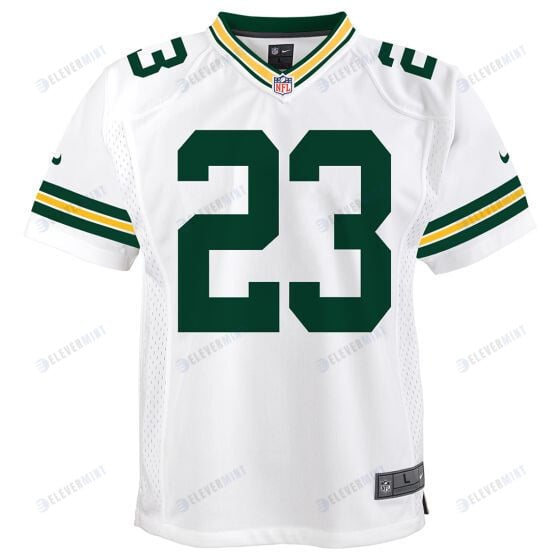 Jaire Alexander 23 Green Bay Packers YOUTH Away Game Jersey - White