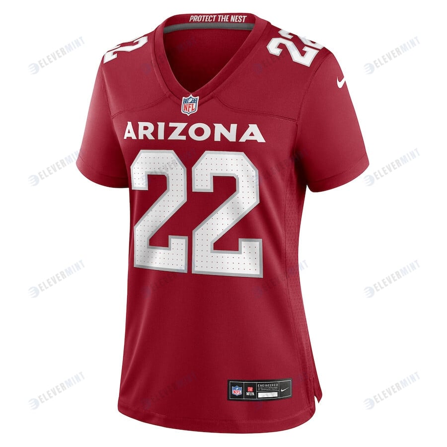 K'Von Wallace 22 Arizona Cardinals Women Team Game Jersey - Cardinal