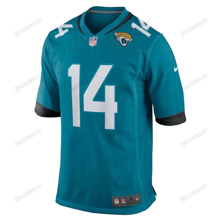 Elijah Cooks 14 Jacksonville Jaguars Men Team Game Jersey - Teal