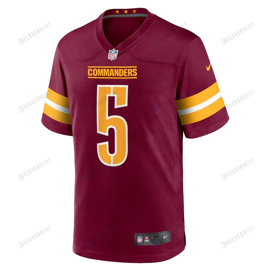Tress Way 5 Washington Commanders Men Game Jersey - Burgundy