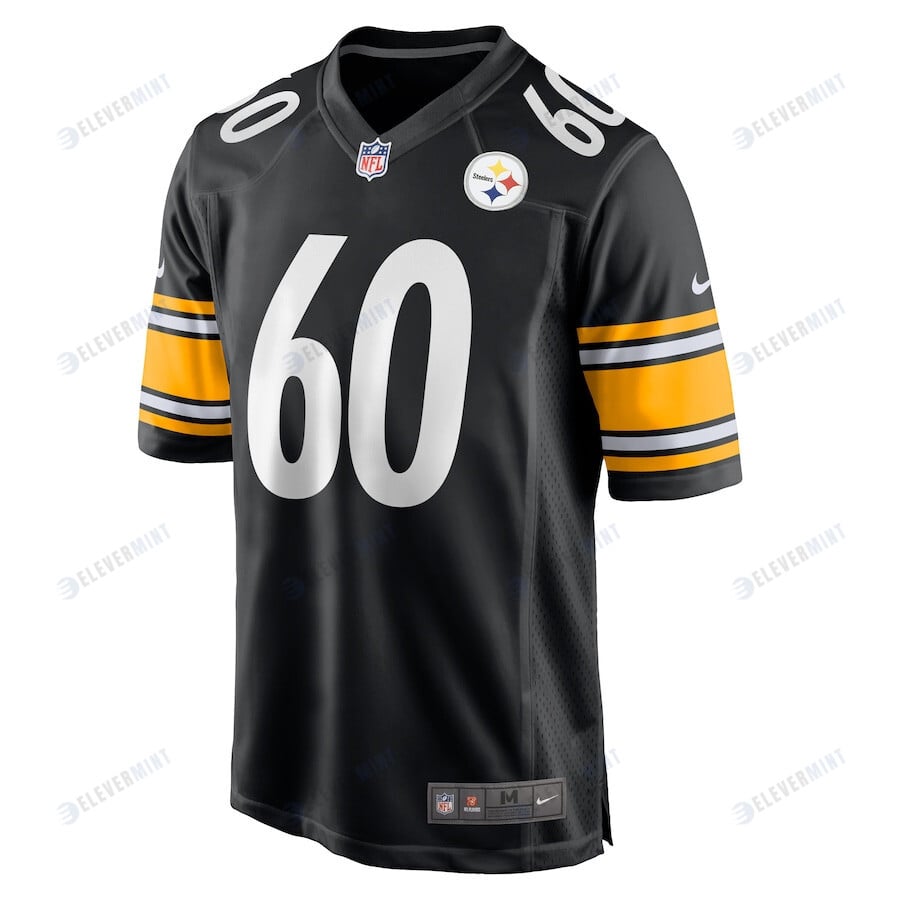 Dylan Cook 60 Pittsburgh Steelers Men Game Jersey - Black