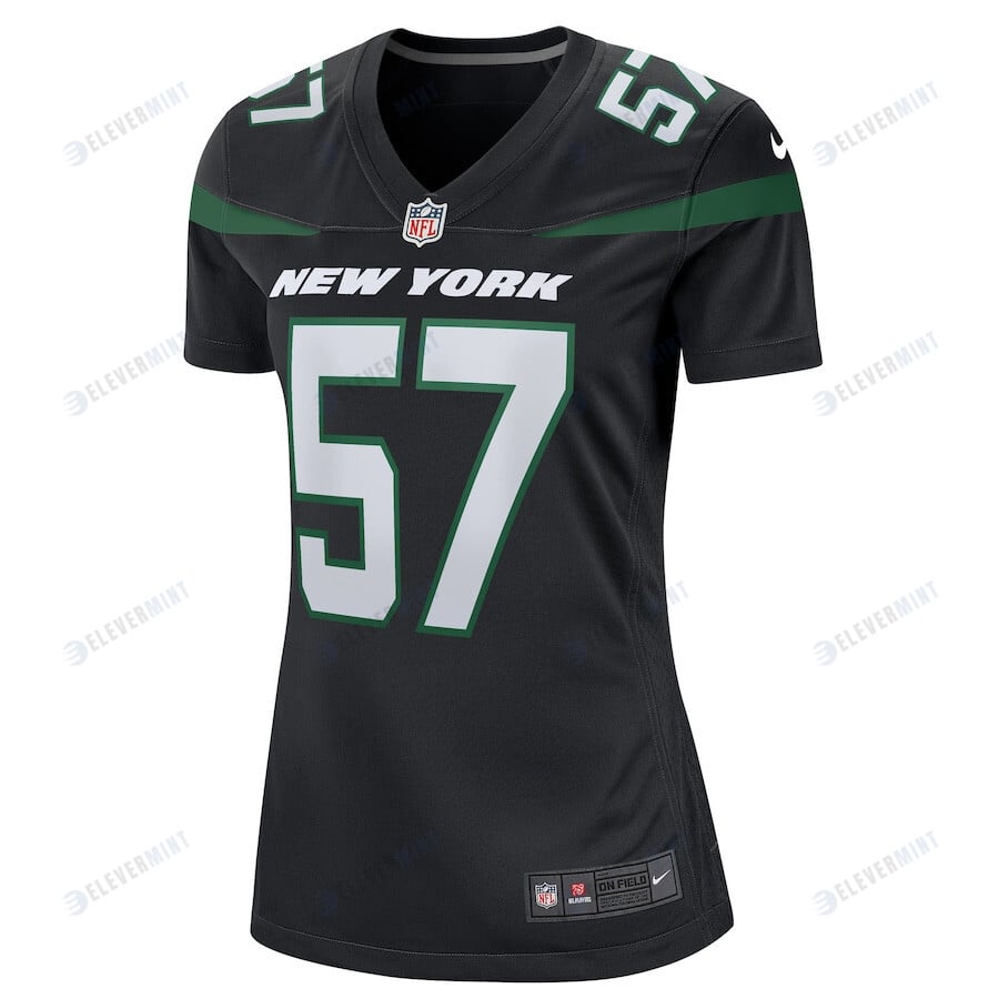 Bart Scott 57 New York Jets Women Retired Jersey - Black