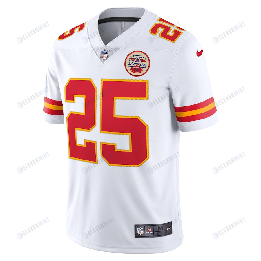 Clyde Edwards-Helaire 25 Kansas City Chiefs Vapor Limited Jersey - White