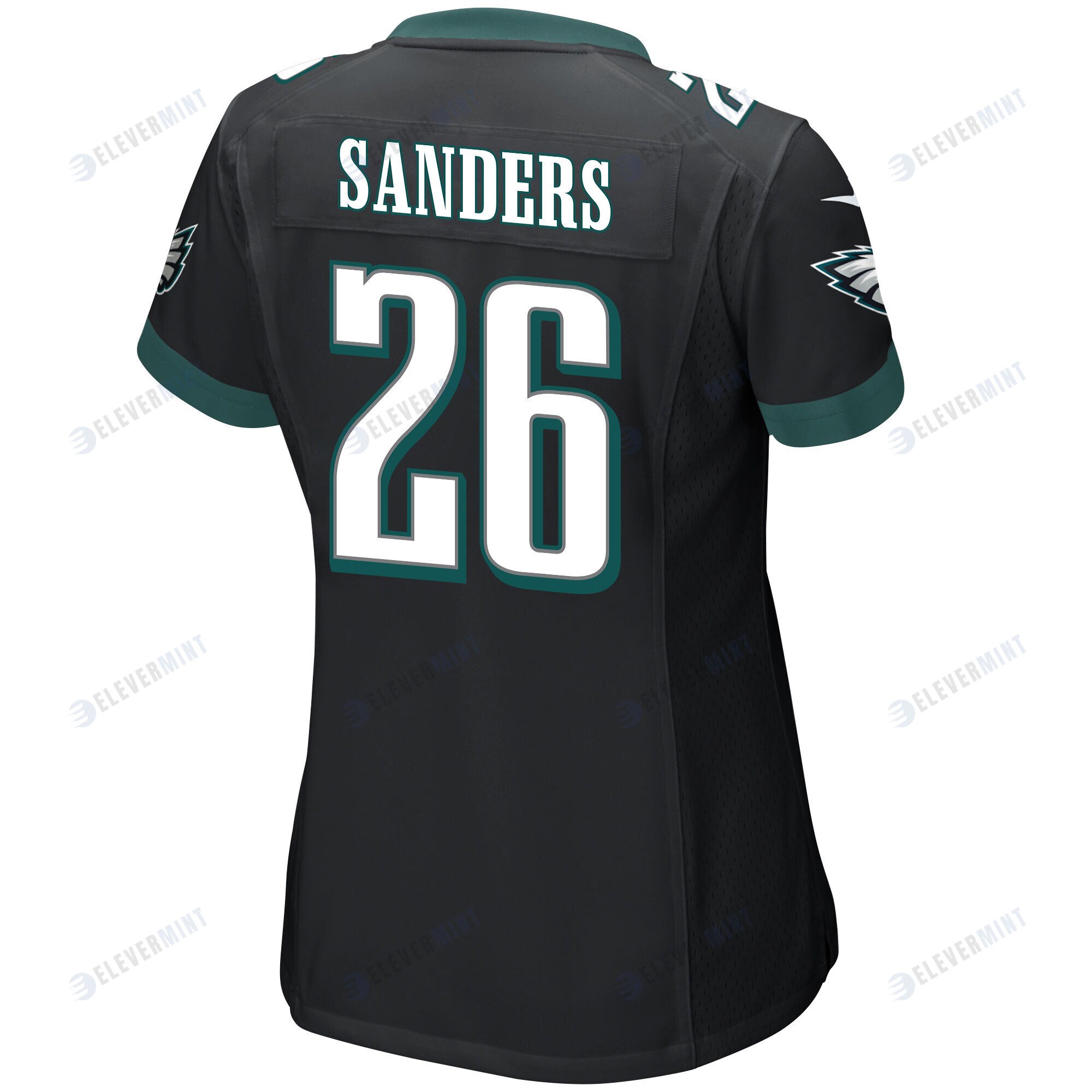 Miles Sanders 26 Philadelphia Eagles Super Bowl LVII Champions Women Game Jersey - Black