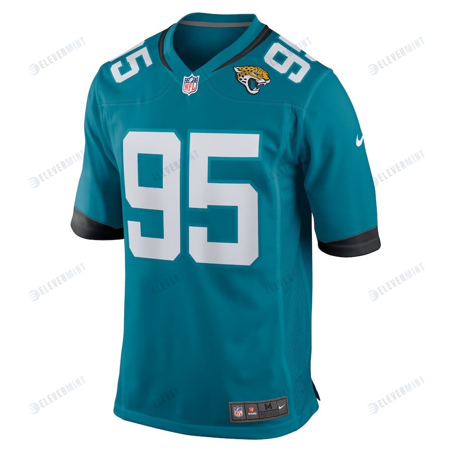 Roy Robertson-Harris 95 Jacksonville Jaguars Men's Game Jersey - Teal