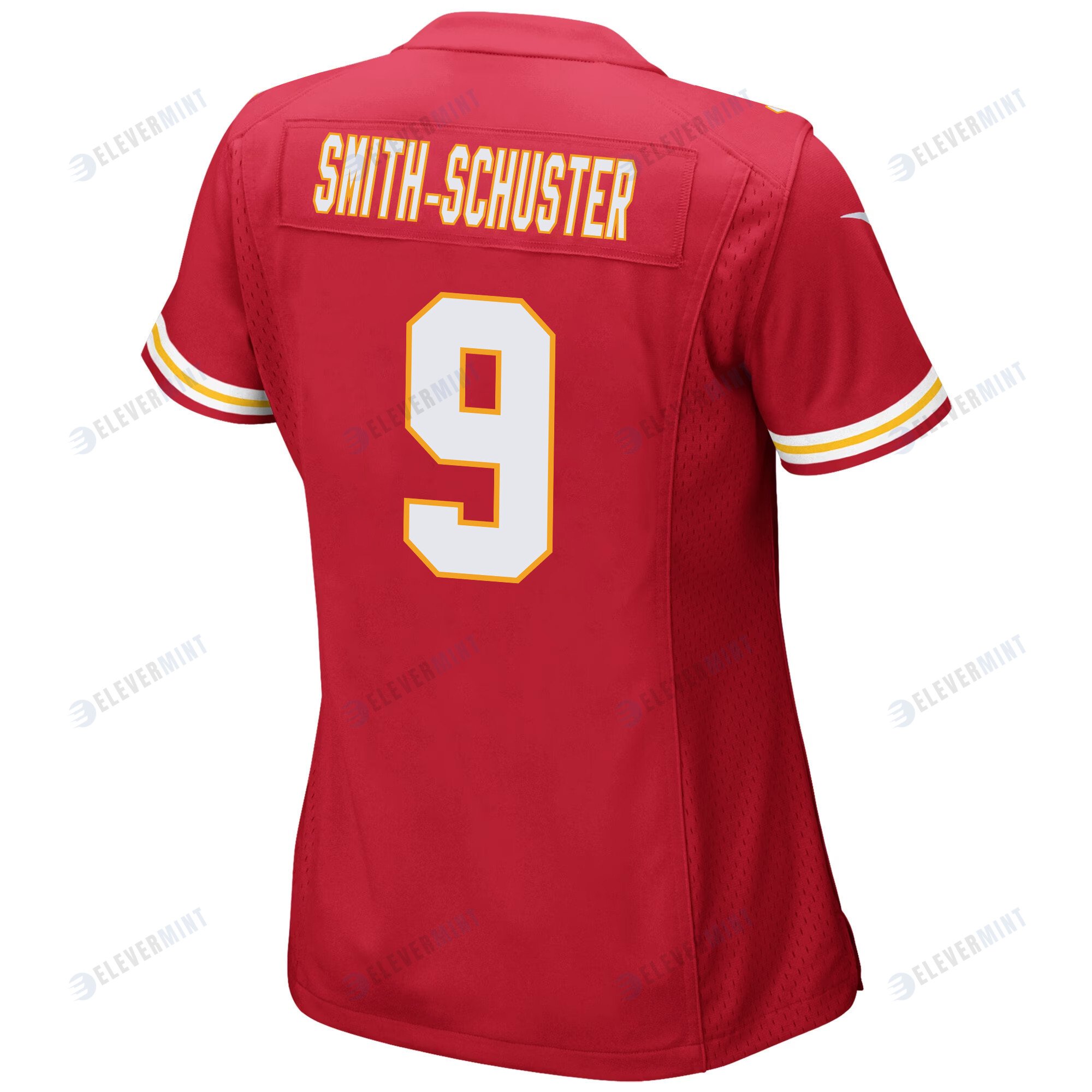 JuJu Smith-Schuster 9 Kansas City Chiefs Super Bowl LVII Champions 3 Stars Women Game Jersey - Red