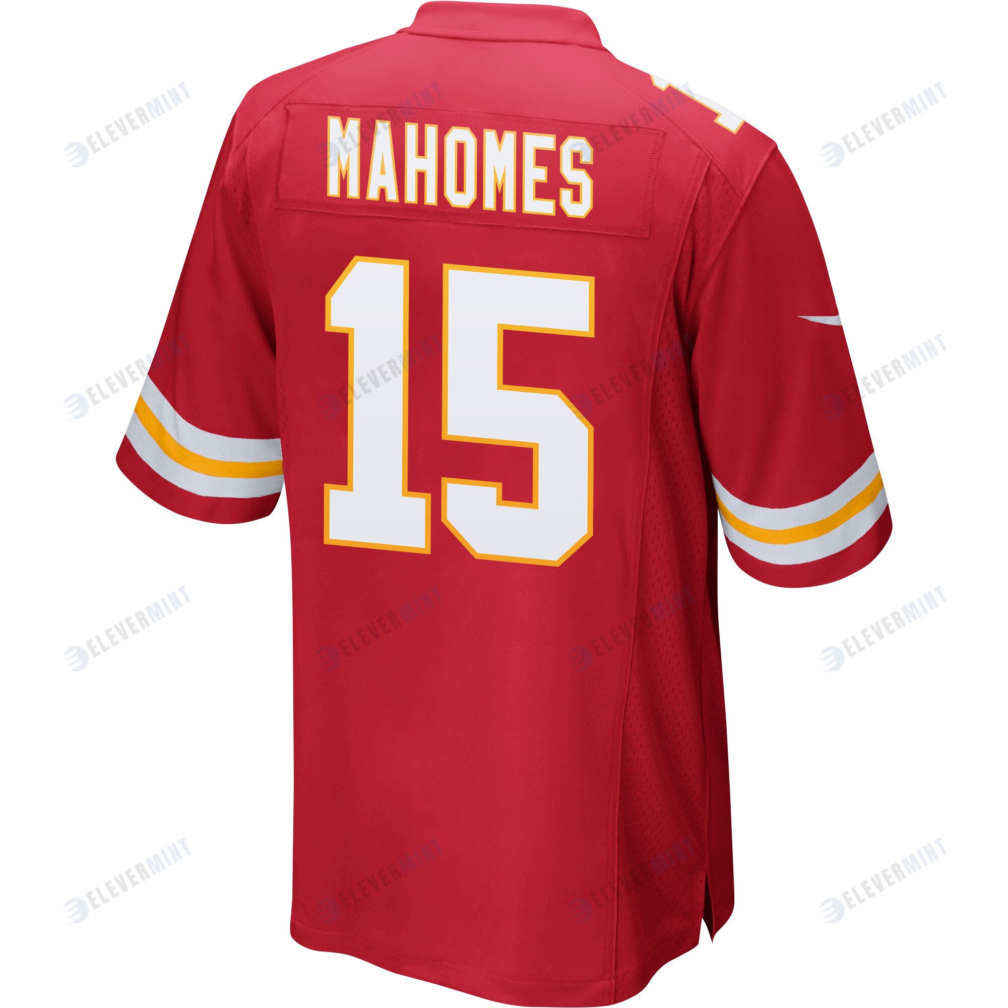 Patrick Mahomes 15 Kansas City Chiefs Super Bowl LVII Champions 3 Stars Men Game Jersey - Red