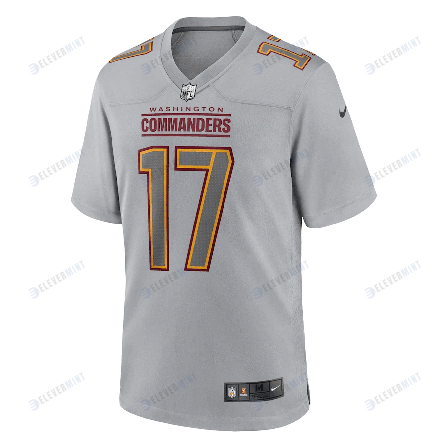 Terry McLaurin 17 Washington Commanders Men Atmosphere Fashion Game Jersey - Gray