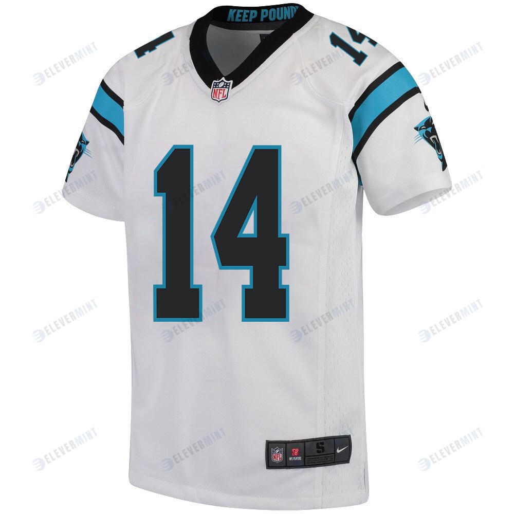 Andy Dalton 14 Carolina Panthers Youth Game Jersey - White