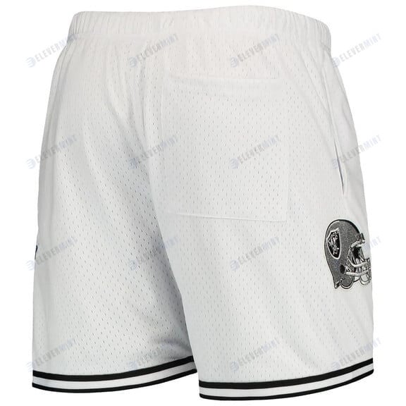 Las Vegas Raiders Team Standard Mesh Shorts - White/Black