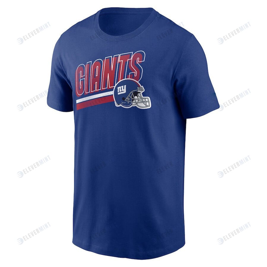 New York Giants Essential Blitz Lockup T-Shirt - Royal