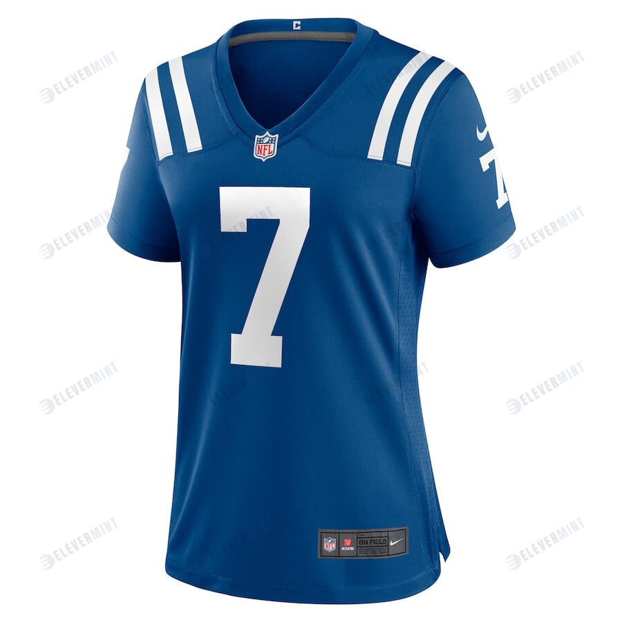 Matt Gay 7 Indianapolis Colts Women Team Game Jersey - Royal