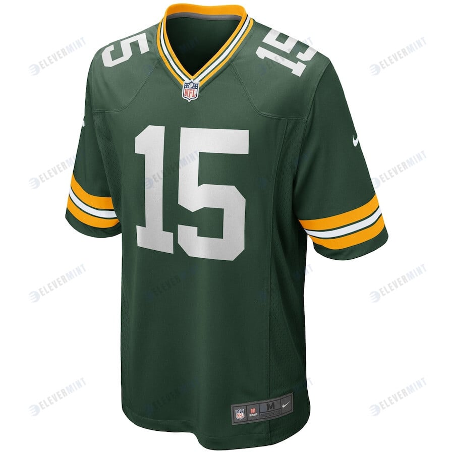 Bart Starr 15 Green Bay Packers Men Game Retired Jersey - Green