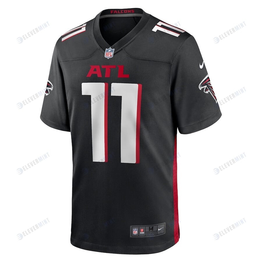 Logan Woodside 11 Atlanta Falcons Men's Team Game Jersey - Black