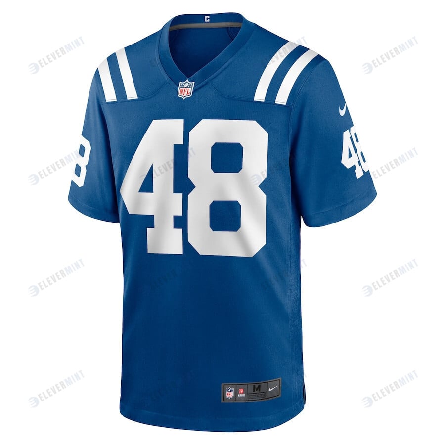 Ronnie Harrison Jr. 48 Indianapolis Colts Men Team Game Jersey - Royal