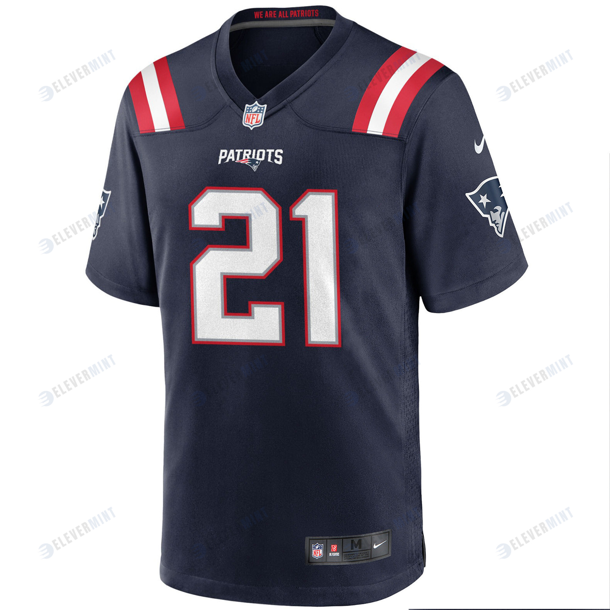 Malcolm Butler 21 New England Patriots Game Men Jersey - Navy Jersey