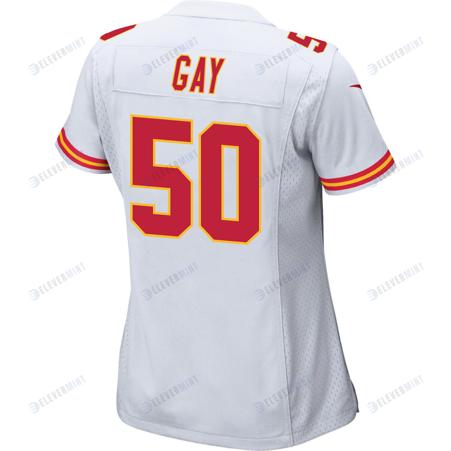Willie Gay 50 Kansas City Chiefs Super Bowl LVII Champions 3 Stars Women Game Jersey - White