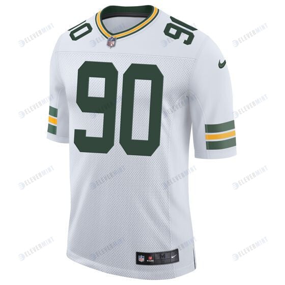 Lukas Van Ness 90 Green Bay Packers Men Away Limited Jersey - White
