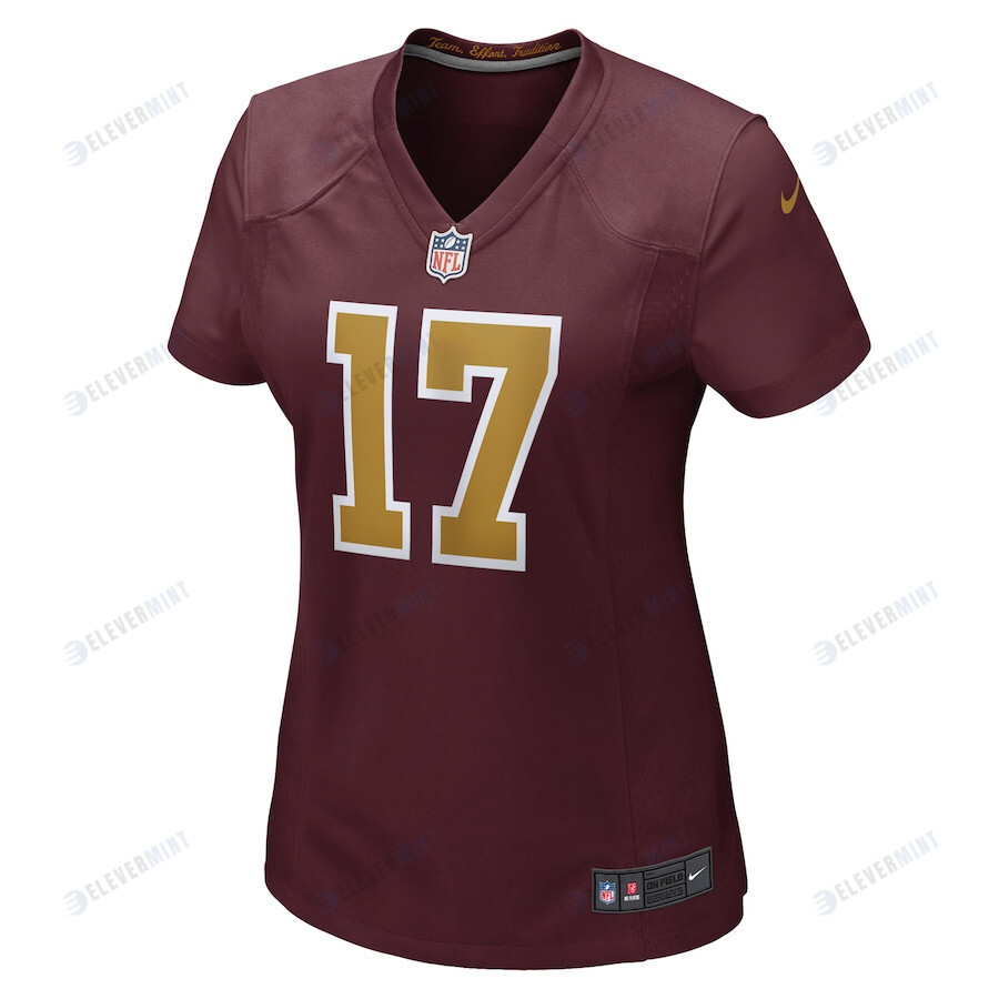 Terry McLaurin 17 Washington Commanders Football Team Game Alternate Women Jersey - Burgundy