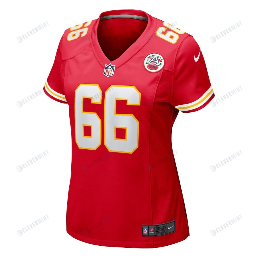 Mike Caliendo 66 Kansas City Chiefs Game Women Jersey - Red