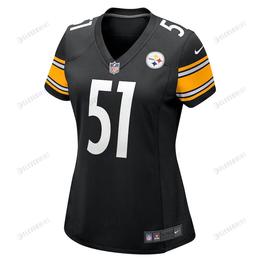 Nick Herbig 51 Pittsburgh Steelers Women Game Jersey - Black