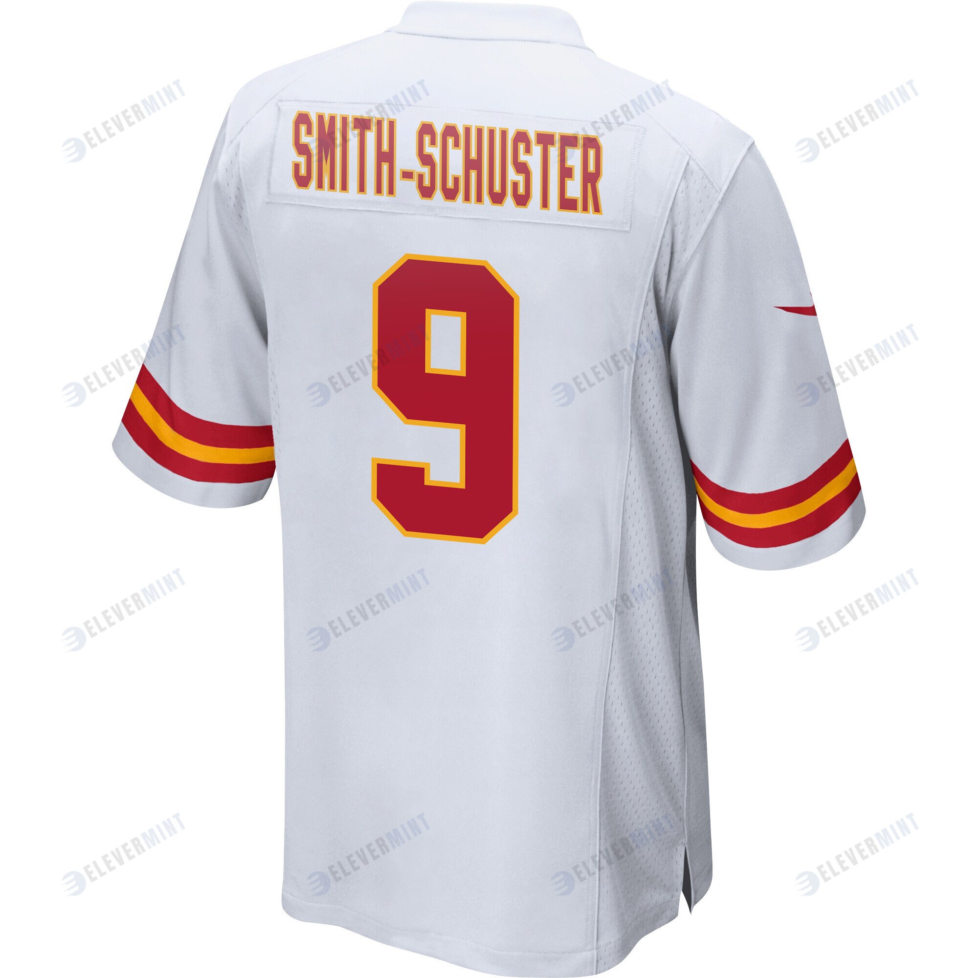 JuJu Smith-Schuster 9 Kansas City Chiefs Super Bowl LVII Champions Men Game Jersey - White