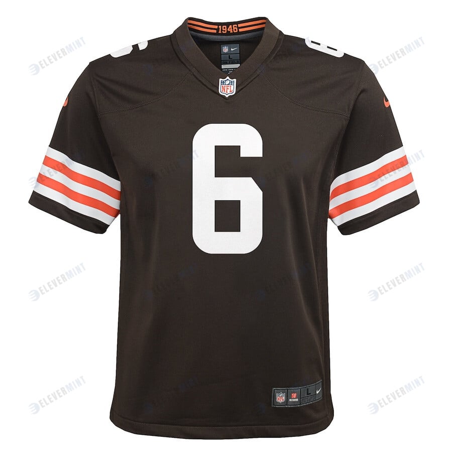 Baker Mayfield 6 Cleveland Browns YOUTH Game Jersey - Brown