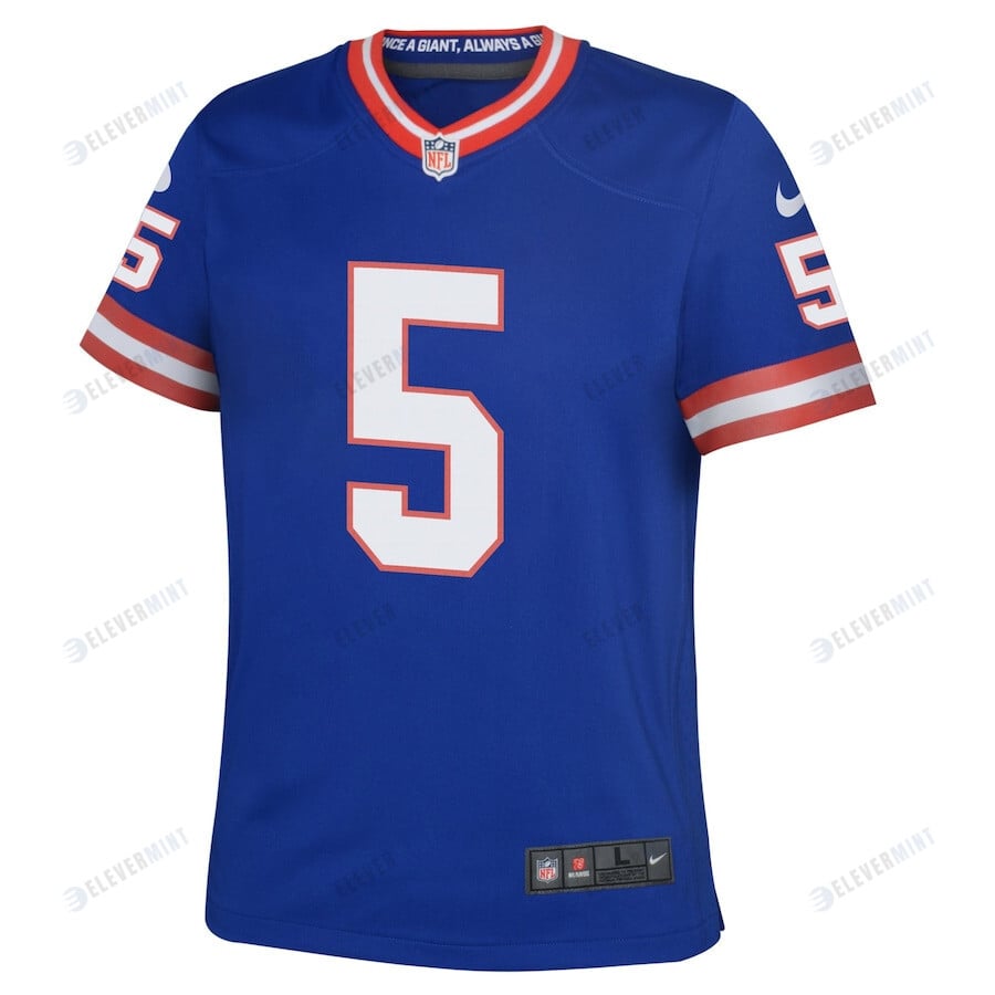 Kayvon Thibodeaux 5 New York Giants YOUTH Game Jersey - Royal
