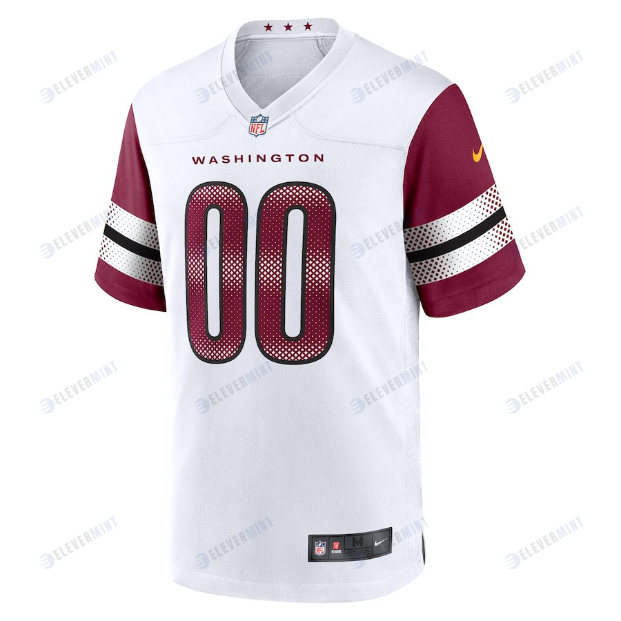 Washington Commanders Game Custom 00 Player Jersey - White
