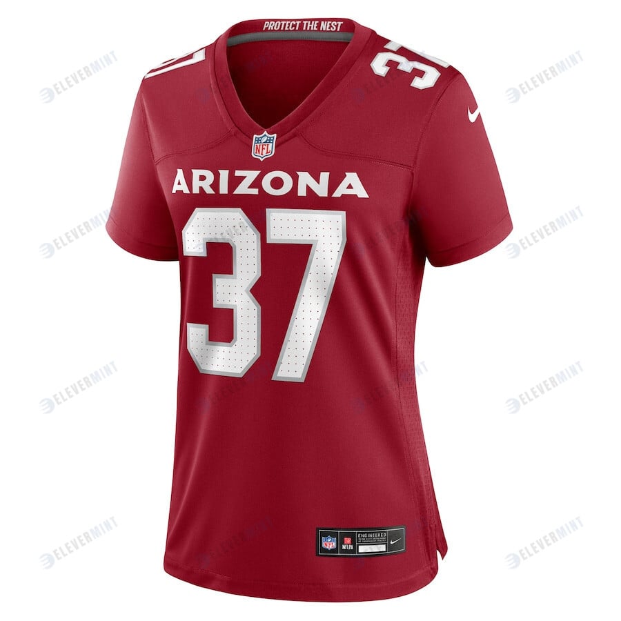 Marlon Mack 37 Arizona Cardinals Women Team Game Jersey - Cardinal