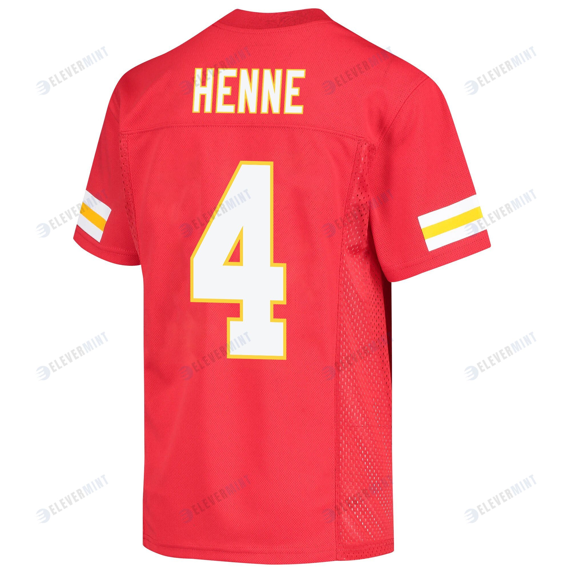 Chad Henne 4 Kansas City Chiefs Super Bowl LVII Champions Youth Game Jersey - Red
