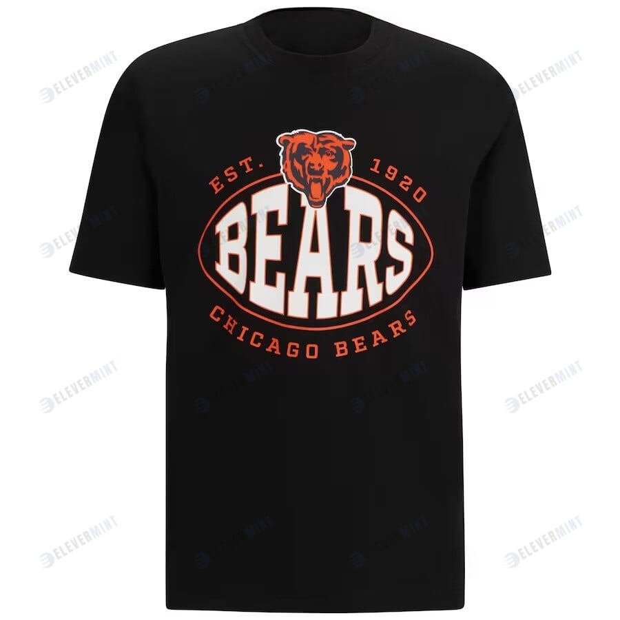 Chicago Bears Est.1920 Trap T-Shirt - Black