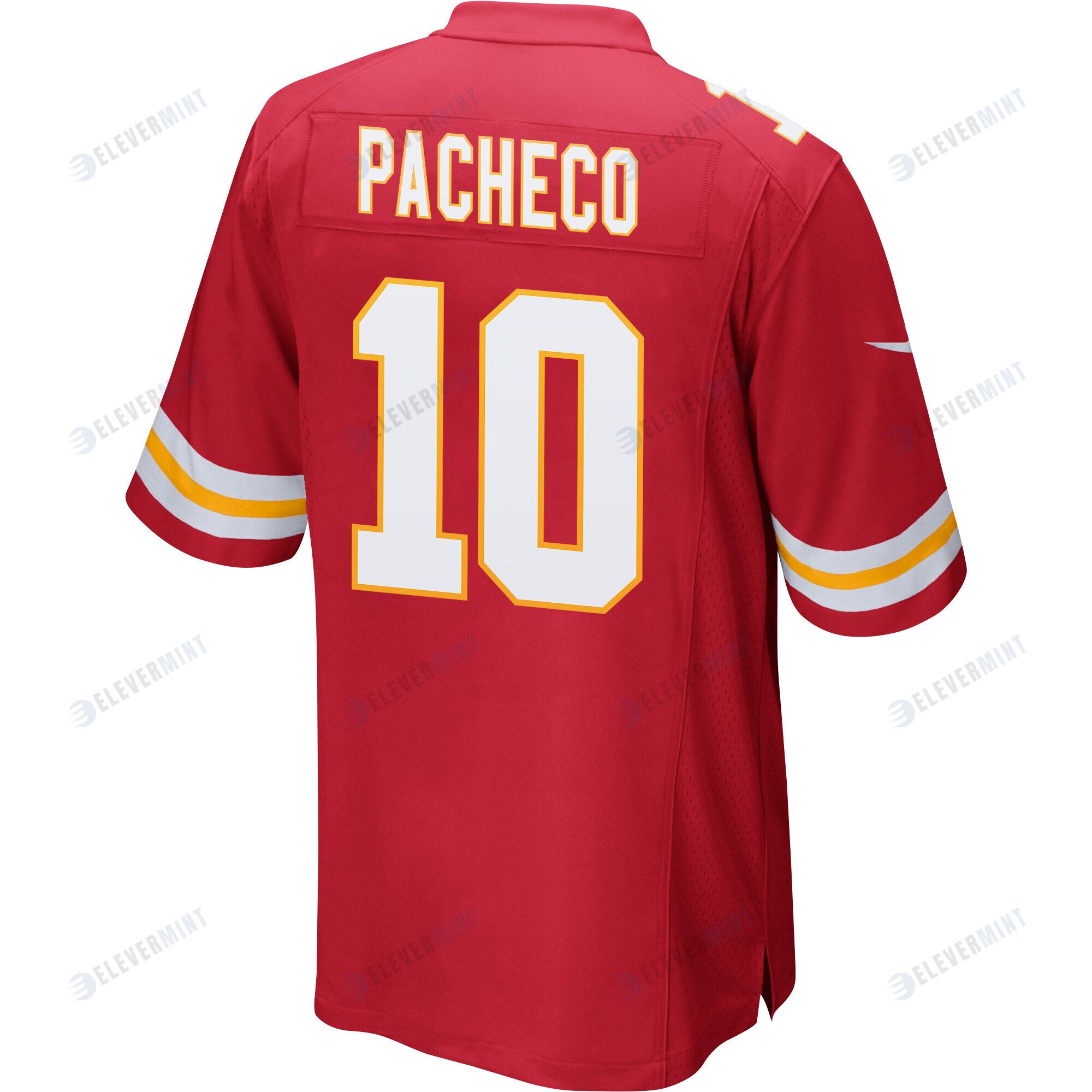 Isiah Pacheco 10 Kansas City Chiefs Super Bowl LVII Champions Men Game Jersey - Red