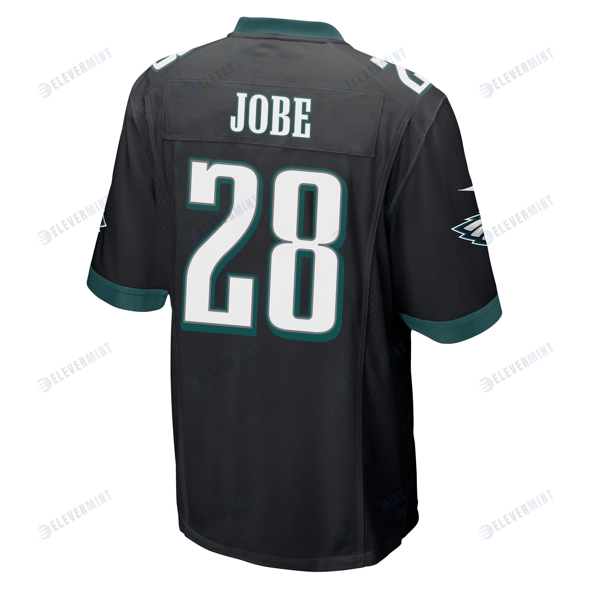 Josh Jobe 28 Philadelphia Eagles Super Bowl LVII Champions 2 Stars Men Game Jersey - Black