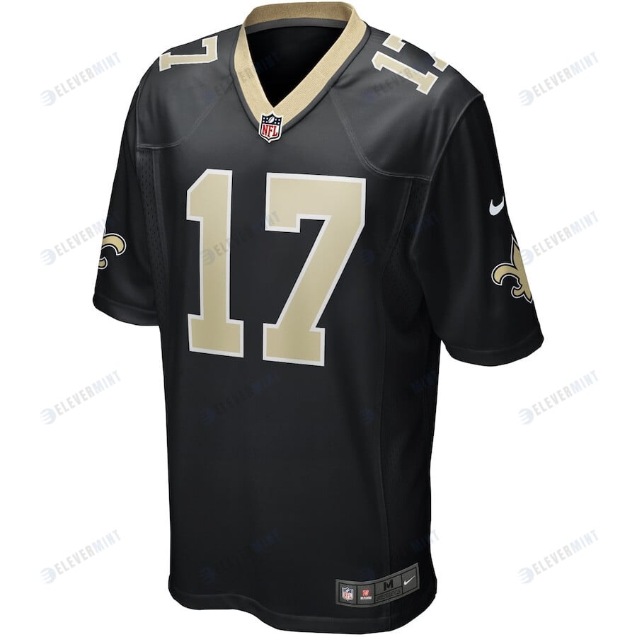 Emmanuel Sanders 17 New Orleans Saints Men's Game Jersey - Black
