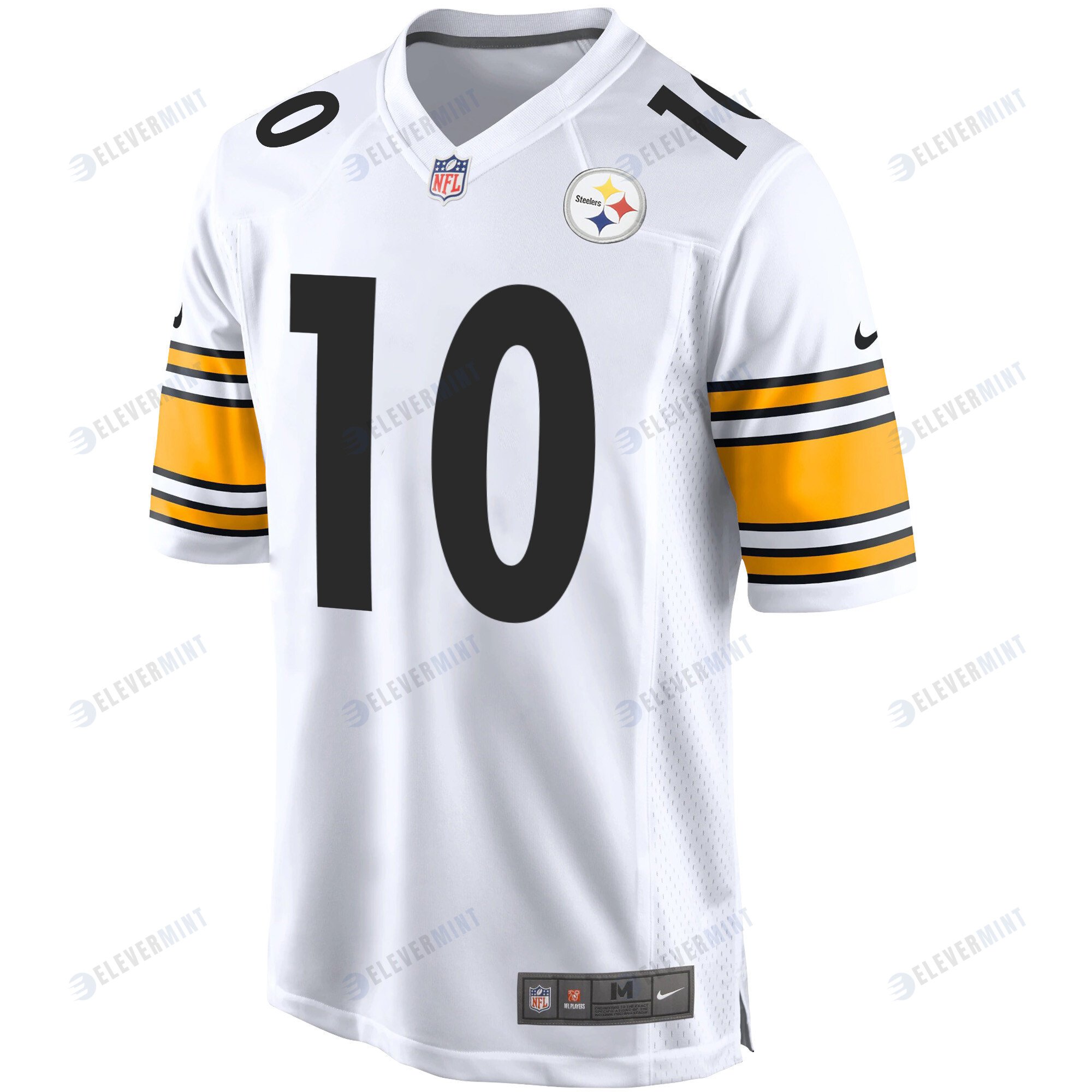 Pittsburgh Steelers Mitchell Trubisky 10 Game Player Jersey - White Jersey