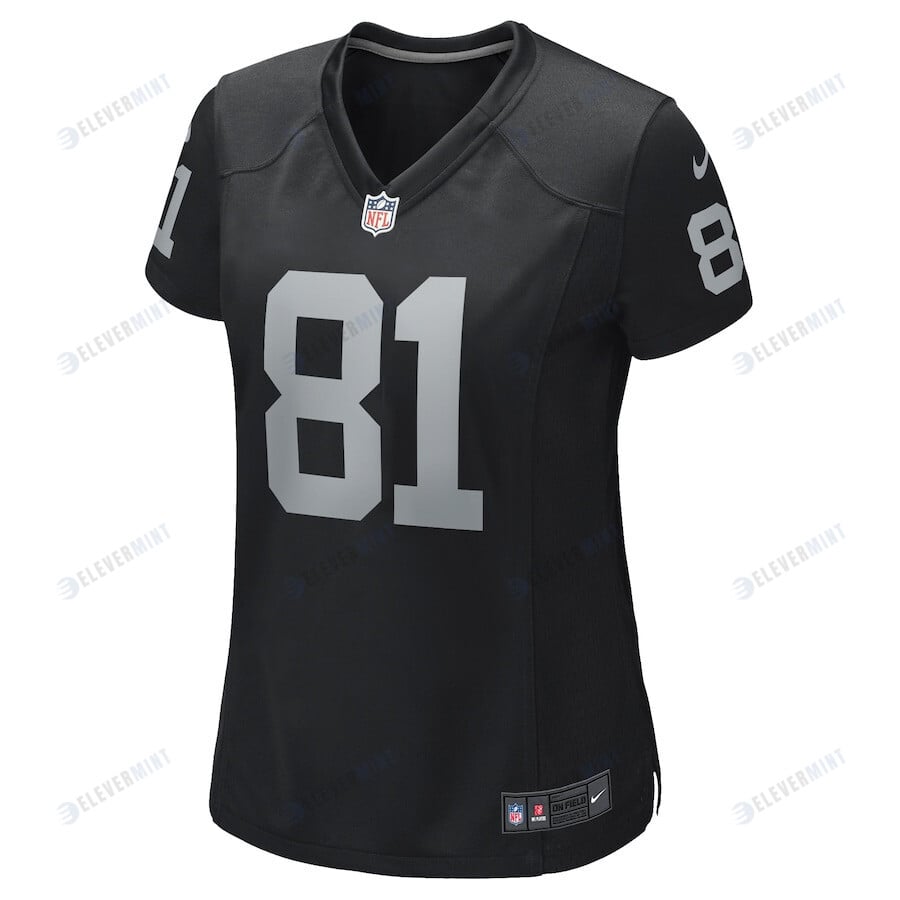 Tim Brown 81 Las Vegas Raiders Women Game Retired Jersey - Black