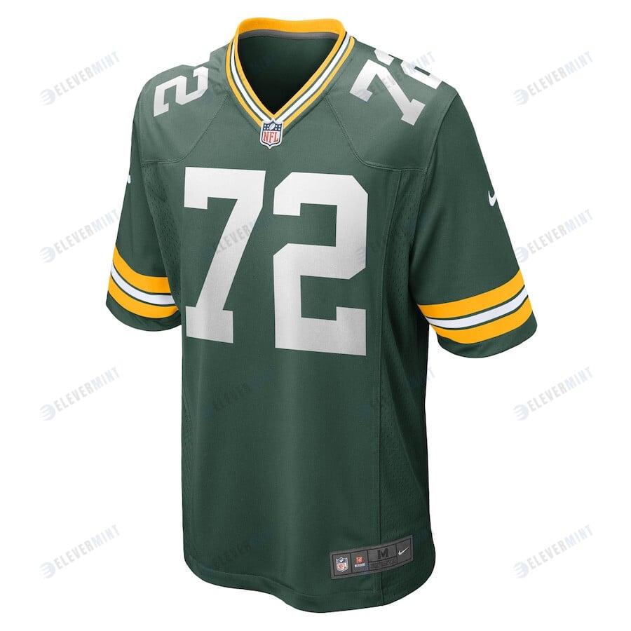 Caleb Jones 72 Green Bay Packers Men Game Jersey - Green