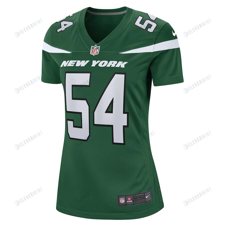 Billy Turner 54 New York Jets Women Game Jersey - Gotham Green