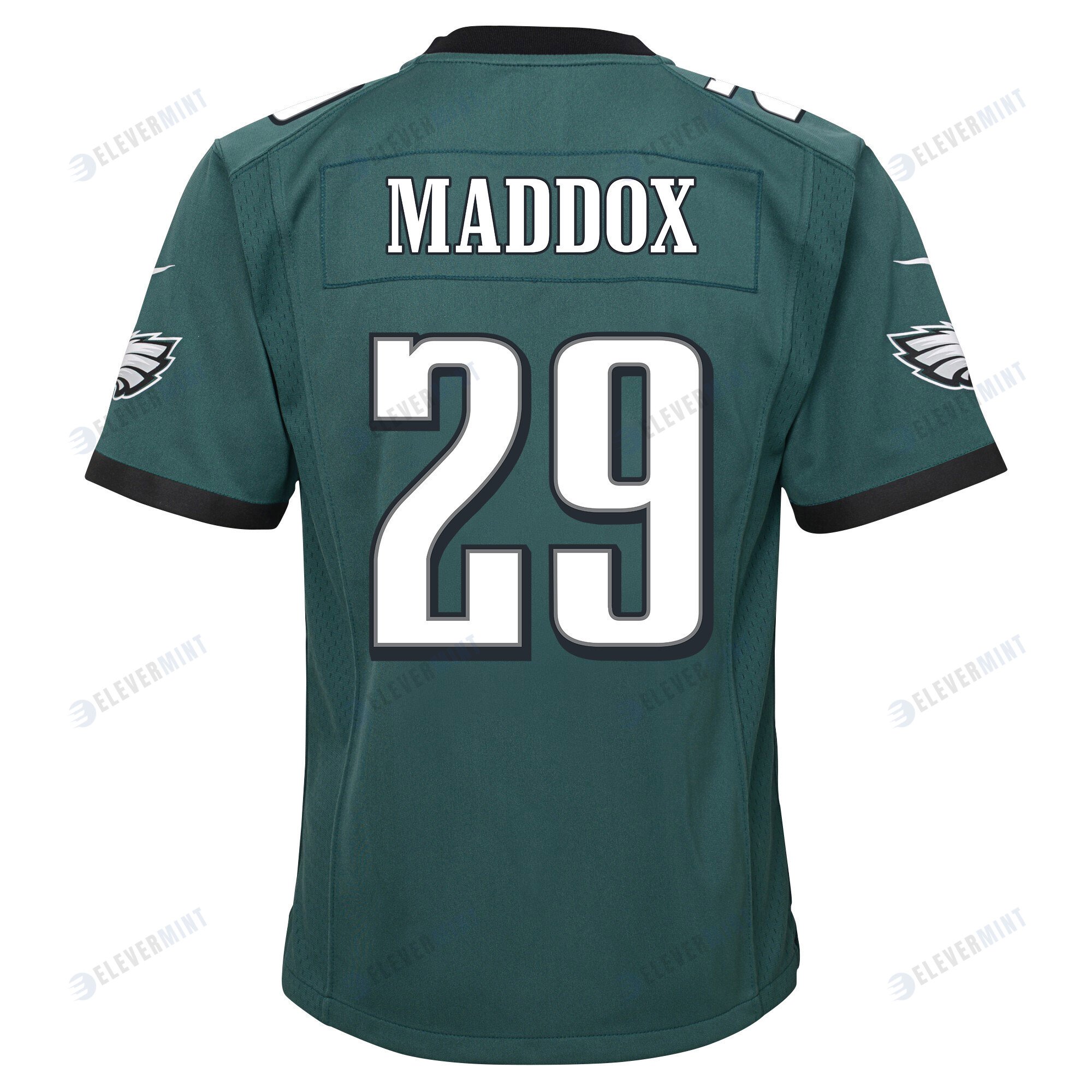 Avonte Maddox 29 Philadelphia Eagles Super Bowl LVII Champions 2 Stars 2 Stars Youth Game Jersey - Black