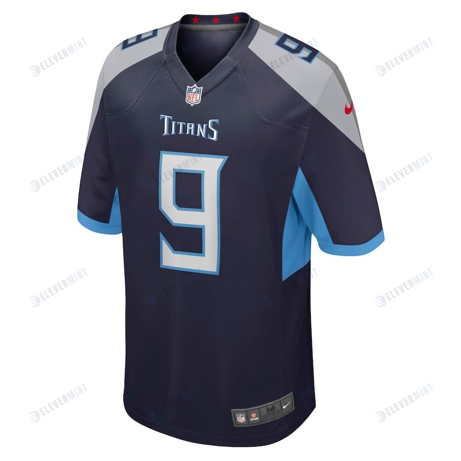 Steve McNair 9 Tennessee Titans Men Game Retired Jersey - Navy