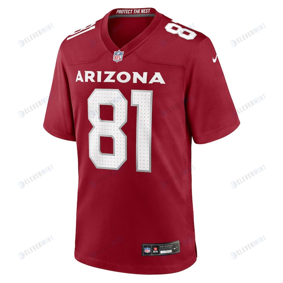 Daniel Arias 81 Arizona Cardinals Men Team Game Jersey - Cardinal