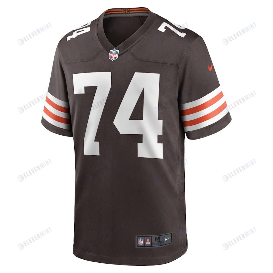 Alex Leatherwood 74 Cleveland Browns Men's Team Game Jersey - Brown